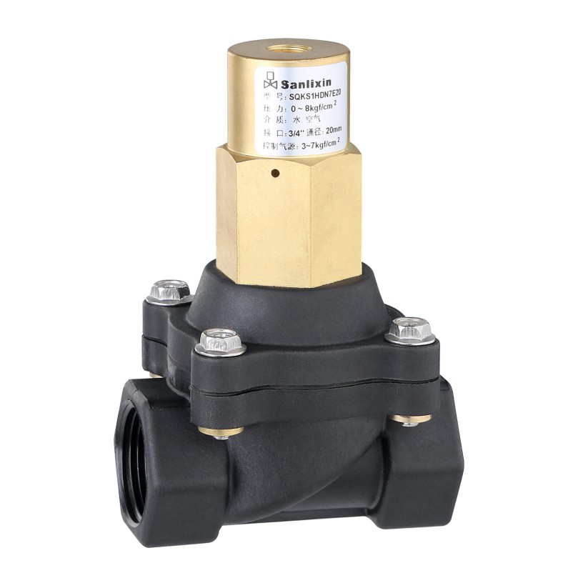 SQKS plastic series 2/2-way direct acting air operated valve Normally Open